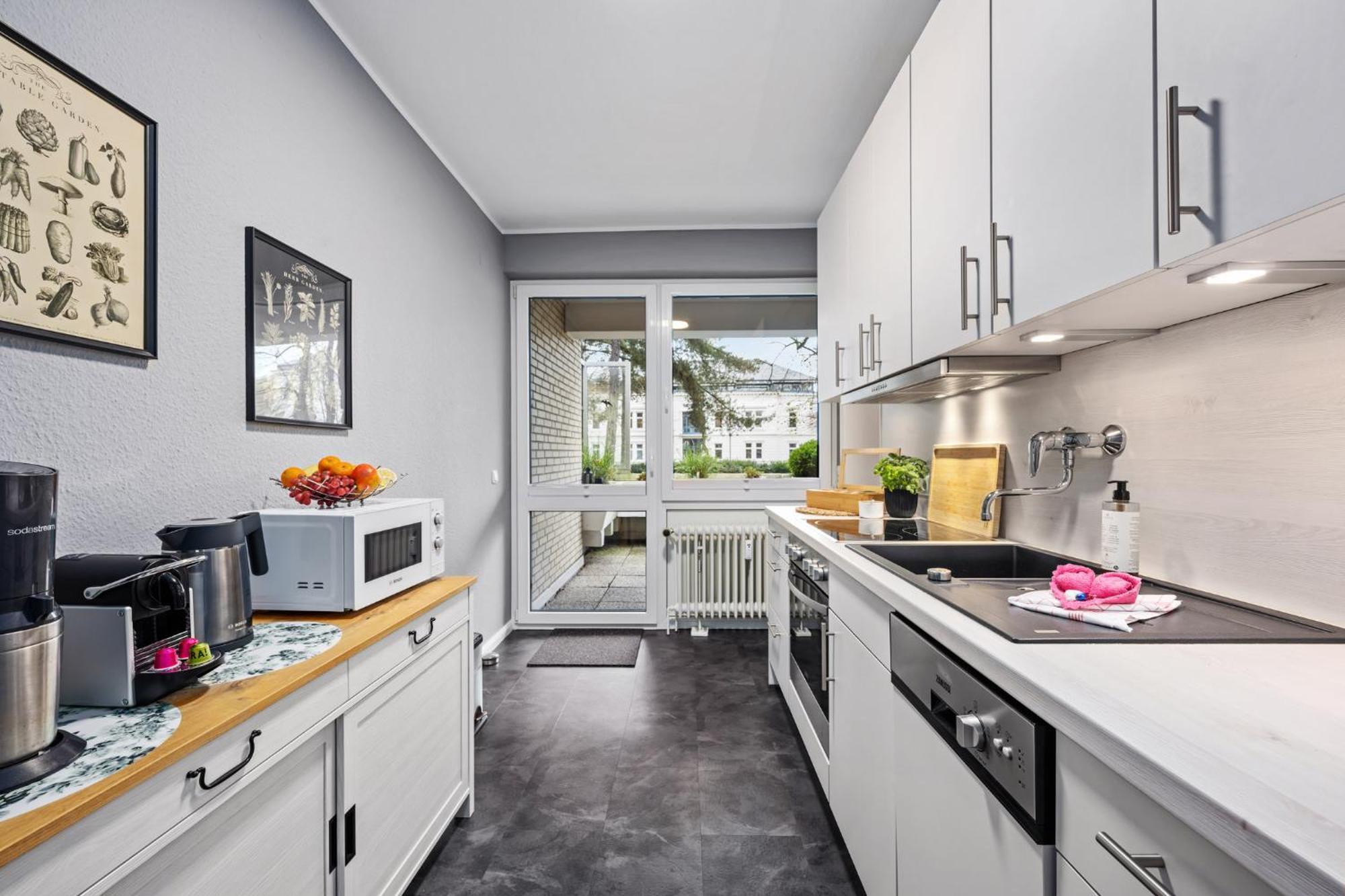 Stilvolle Stadtoase, 116 Qm, Parkblick, Wassernah, Parkplatz Wilhelmshaven Exterior foto
